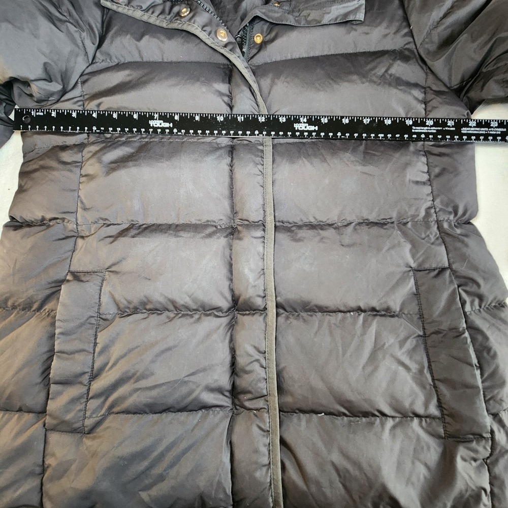 J.CREW Down-Fill Puffer Coat Womens XL Black Parka Outdoor Winter - Picture 9 of 9